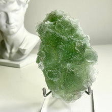 Load image into Gallery viewer, Rare Green Botryoidal Fluorite from Xianghualing, Hunan – Nipple Fluorite Plate for Art Display and Mineral Collection
