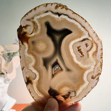 Load image into Gallery viewer, Rare - Brazilian agate slice pair / Brazilian agate slab pair
