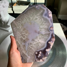 Load image into Gallery viewer, High quality - green flower agate slab/ slice
