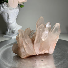 Load image into Gallery viewer, High quality- large size pink Himalayan quartz cluster
