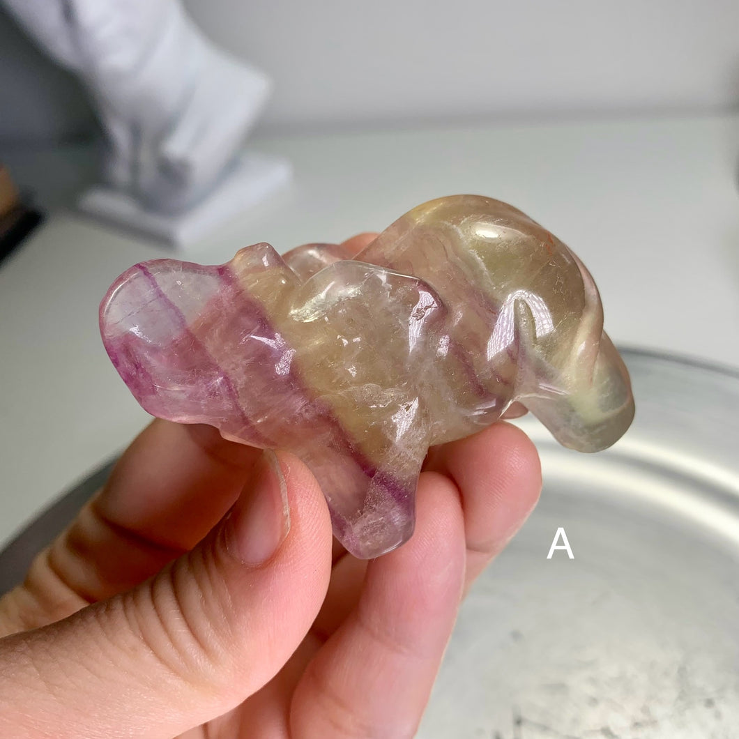 High quality - fluorite elephant