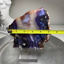 Load image into Gallery viewer, Top quality- blue flower agate slab/slice (natural color)
