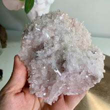 Load image into Gallery viewer, Pink lemurian quartz cluster from Colombia
