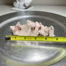 Load image into Gallery viewer, High quality - pink lemurian faden quartz cluster from Colombia
