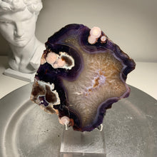 Load image into Gallery viewer, Top quality- blue flower agate slab/slice( natural color)
