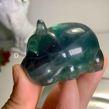 Load image into Gallery viewer, High quality - fluorite turtle/fluorite hippopotamus
