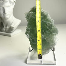 Load image into Gallery viewer, Rare Green Botryoidal Fluorite from Xianghualing, Hunan – Nipple Fluorite Plate for Art Display and Mineral Collection
