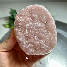 Load image into Gallery viewer, Top quality – Pink lavender amethyst geode from Uruguay with sparkling druzy
