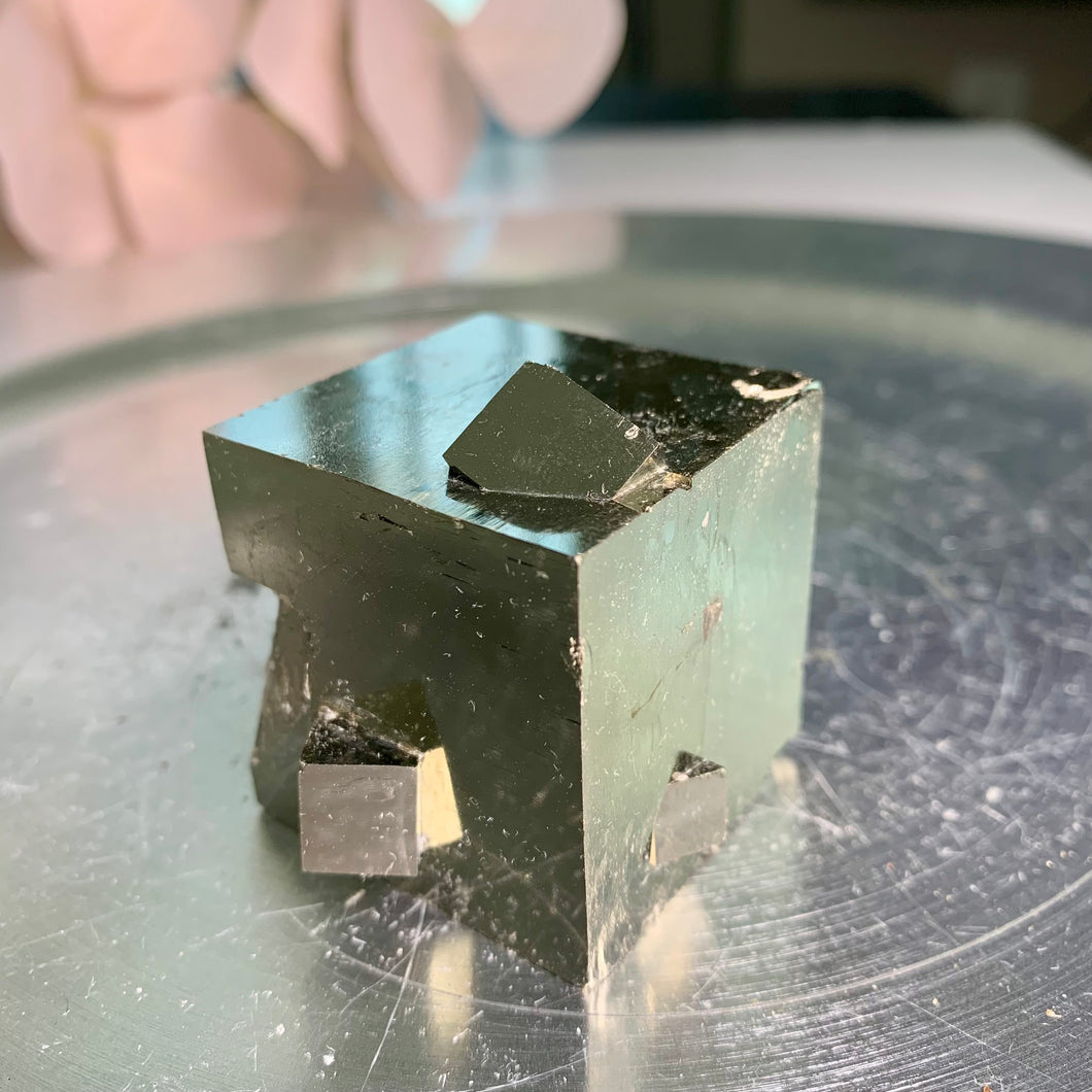 Rare - Large size pyrite cube from Spain