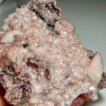 Load image into Gallery viewer, Pink Calcite Crystal Cluster on Stand – Natural Decor
