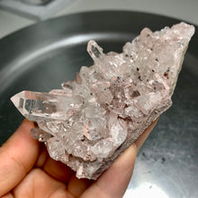 Load image into Gallery viewer, High quality- pink lemurian quartz cluster from Colombia
