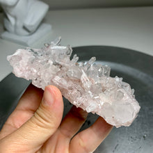 Load image into Gallery viewer, High quality- pink lemurian quartz cluster from Colombia
