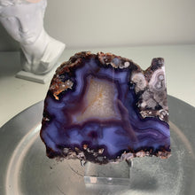 Load image into Gallery viewer, High quality - blue flower agate slab/ slice (natural color)
