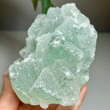 Load image into Gallery viewer, High quality - Sugary Green Fluorite Crystal Cluster | Sparkling Texture | China
