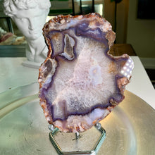 Load image into Gallery viewer, Top quality - blue flower agate slice / slab

