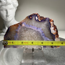 Load image into Gallery viewer, Top quality- blue flower agate slab/slice (natural color)
