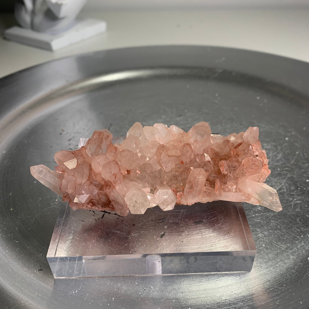 High quality- pink Himalayan quartz cluster