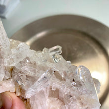 Load image into Gallery viewer, Pink lemurian quartz cluster from Colombia
