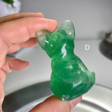 Load image into Gallery viewer, Fluorite dog /fluorite carvings
