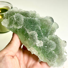 Load image into Gallery viewer, Rare Green Botryoidal Fluorite from Xianghualing, Hunan – Nipple Fluorite Plate for Art Display and Mineral Collection
