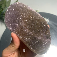 Load image into Gallery viewer, Top quality - Uruguay rainbow amethyst freeform with druzy
