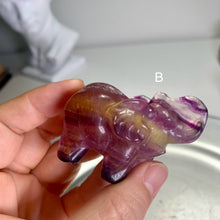 Load image into Gallery viewer, High quality - fluorite elephant
