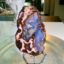 Load image into Gallery viewer, Top quality - blue flower agate slab / slice
