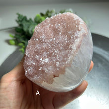 Load image into Gallery viewer, Top quality – Pink lavender amethyst geode from Uruguay with sparkling druzy
