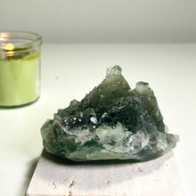 Load image into Gallery viewer, Rare Deep Green Nipple Fluorite Cluster Raw Fluorite Specimen Natural Green Mineral Collectible Display Stone
