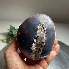 Load image into Gallery viewer, Top quality – Grey lavender amethyst geode from Uruguay with sparkling druzy
