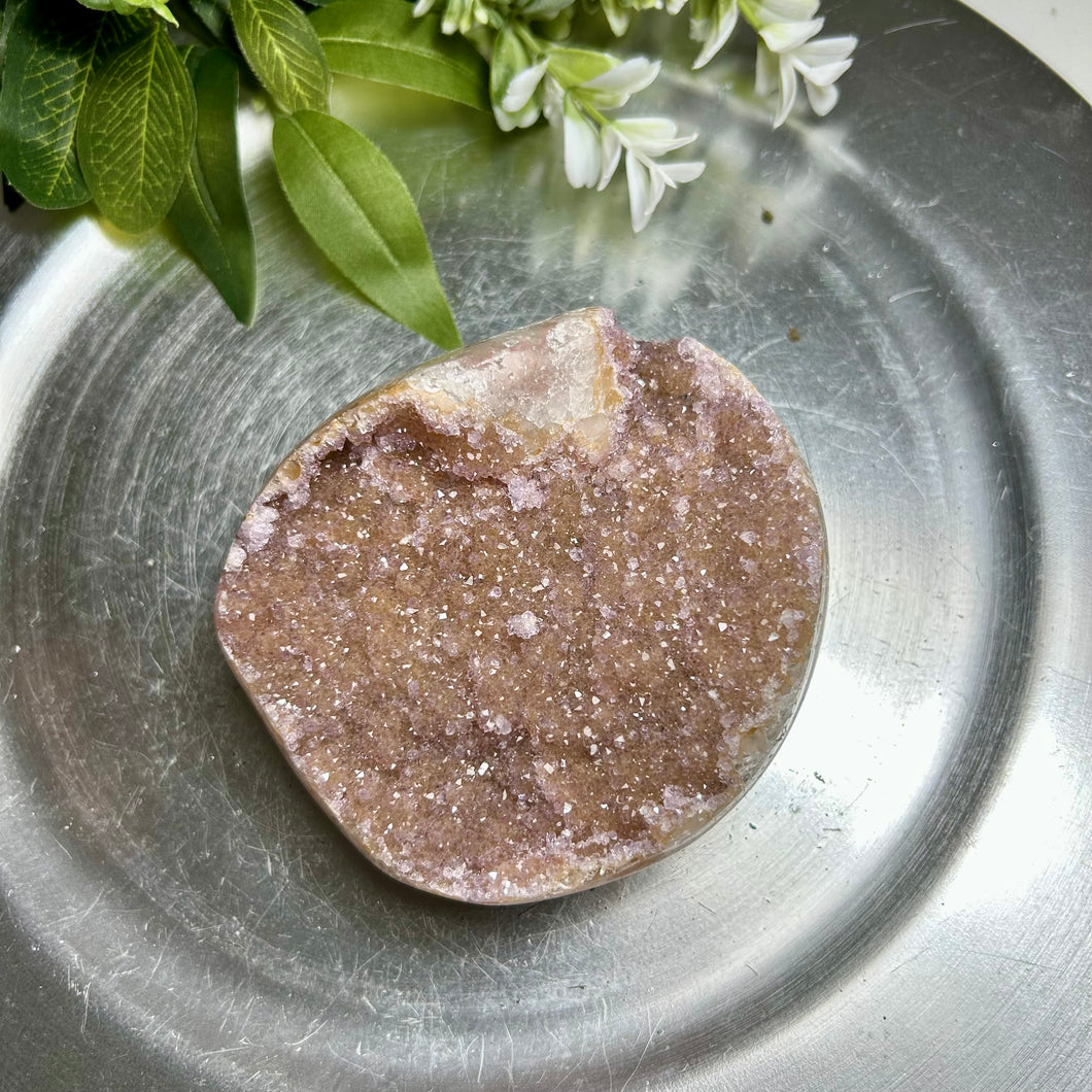 Top quality – Rainbow Amethyst from Uruguay | Natural druzy sparkle | High-vibration décor & gift