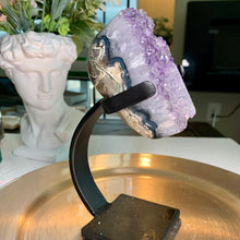 Load image into Gallery viewer, High quality - Uruguay flower stalactite amethyst specimen
