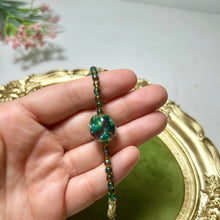 Load image into Gallery viewer, Forest Whisper Lampwork Glass Bracelet | Czech Glass Beads | Artisan Handmade Bracelet | Nature Inspired Jewelry

