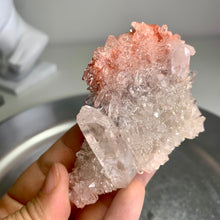 Load image into Gallery viewer, Top quality - sparkling pink Himalayan quartz cluster
