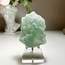 Load image into Gallery viewer, High quality - Sugary Green Fluorite Crystal Cluster | Sparkling Texture | China
