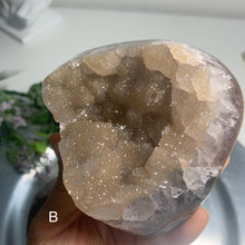 Load image into Gallery viewer, Top quality - sugary druzy rainbow amethyst / colorful amethyst from Uruguay
