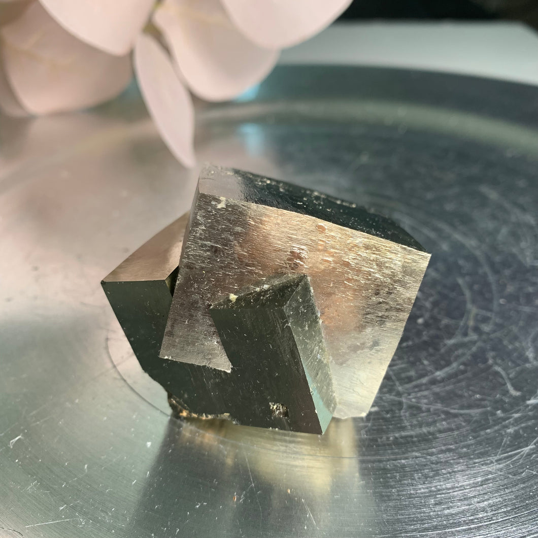 Rare - large size pyrite cube from Spain