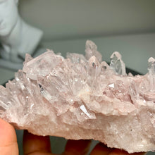 Load image into Gallery viewer, High quality- pink lemurian quartz cluster from Colombia
