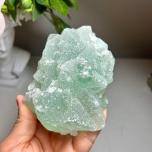 Load image into Gallery viewer, High quality - Sugary Green Fluorite Crystal Cluster | Sparkling Texture | China
