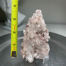 Load image into Gallery viewer, High quality- pink lemurian quartz cluster from Colombia
