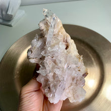 Load image into Gallery viewer, Pink lemurian quartz cluster from Colombia
