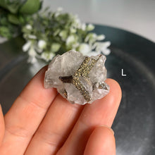 Load image into Gallery viewer, Rare - Benz calcite with pyrite
