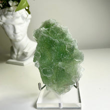 Load image into Gallery viewer, Rare Green Botryoidal Fluorite from Xianghualing, Hunan – Nipple Fluorite Plate for Art Display and Mineral Collection
