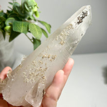 Load image into Gallery viewer, Specular Hematite Included Quartz Point
with Secondary Quartz Growth
