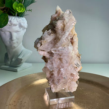 Load image into Gallery viewer, Pink lemurian quartz cluster from Colombia
