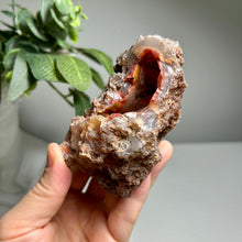 Load image into Gallery viewer, Rare - Rare Fire Agate Geode – Argentina
