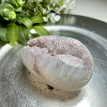 Load image into Gallery viewer, Top quality – Light lavender amethyst geode from Uruguay with sparkling druzy
