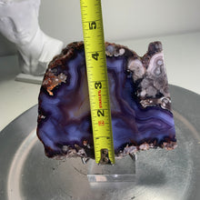 Load image into Gallery viewer, High quality - blue flower agate slab/ slice (natural color)
