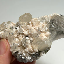 Load image into Gallery viewer, Barite Calcite and Quartz Cluster on Matrix — Natural Multi Mineral Crystal for Collection and Home Decor
