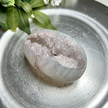 Load image into Gallery viewer, Top quality – Light lavender amethyst geode from Uruguay with sparkling druzy
